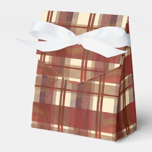 Madras Pset Herfst Red Bedankdoosjes (Voorkant Zijde)