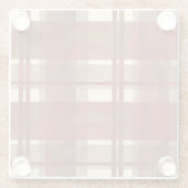 Madras Pset Herfst Red Glazen Onderzetter (Achterkant)