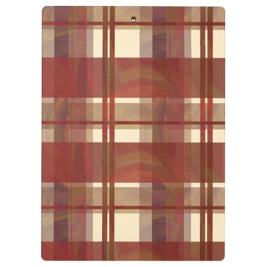 Madras Pset Herfst Red Klembord (Achterkant)