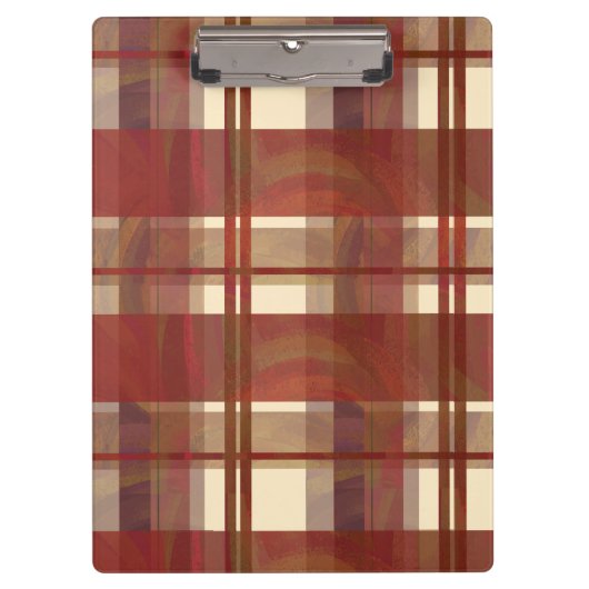 Madras Pset Herfst Red Klembord (Voorkant)