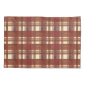 Madras Pset Herfst Red Kussensloop (Achterkant)