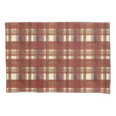 Madras Pset Herfst Red Kussensloop (Voorkant)