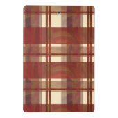 Madras Pset Herfst Red Mini Klembord (Achterkant)