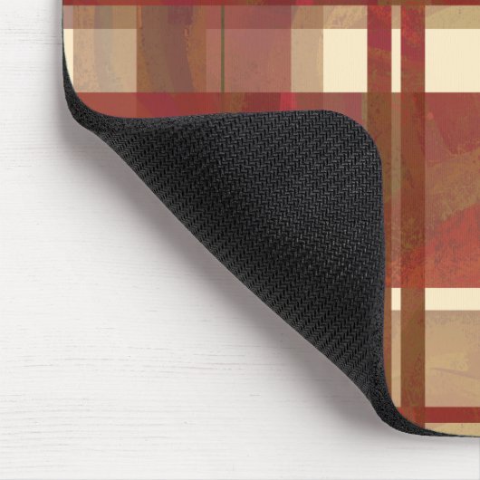 Madras Pset Herfst Red Muismat (Hoek)