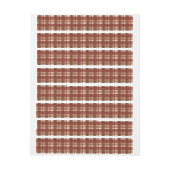 Madras Pset Herfst Red Omwikkelbaar Adreslabel (Vel)