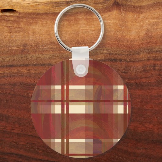 Madras Pset Herfst Red Sleutelhanger (Voorkant)