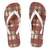 Madras Pset Herfst Red Teenslippers (Voetbed)