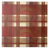 Madras Pset Herfst Red Tegeltje (Voorkant)