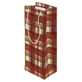 Madras Pset Herfst Red Wijn Cadeautas (Achterkant Gekanteld)