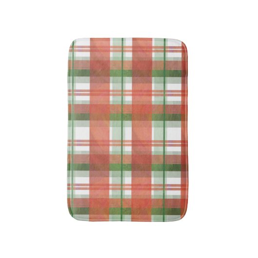 Madras Pset Kerstmis Badmat (Voorkant Verticaal)