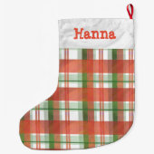 Madras Pset Kerstmis Grote Kerstsok (Achterkant)