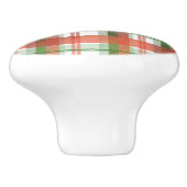 Madras Pset Kerstmis Keramische Knop (Zijkant)