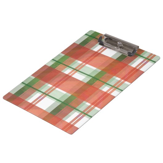 Madras Pset Kerstmis Klembord (Gekanteld)