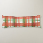 Madras Pset Kerstmis Lichaamskussen (Achterkant)