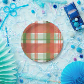 Madras Pset Kerstmis Papieren Bordje (Feest)