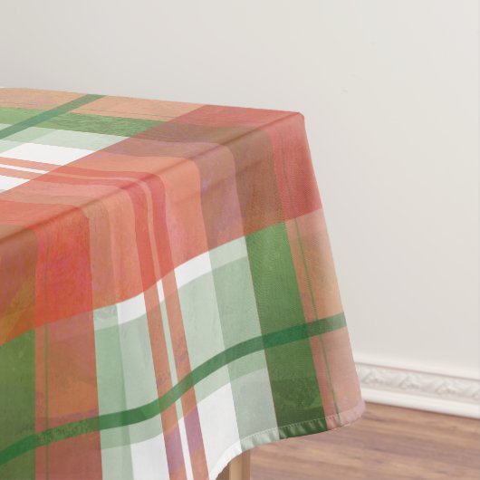 Madras Pset Kerstmis Tafelkleed (Voorbeeld)