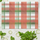 Madras Pset Kerstmis Theedoek (Gevouwen)