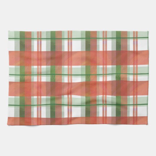 Madras Pset Kerstmis Theedoek (Horizontaal)