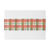 Madras Pset Kerstmis Uitnodigingen Wikkel (Achterkant Voorbeeld)