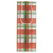 Madras Pset Kerstmis Wijn Cadeautas (Voorkant)