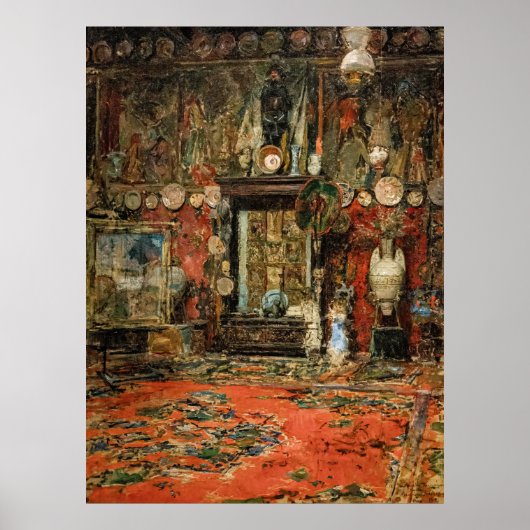 Madrazo Fortuny Studio in Rome Poster (Voorkant)