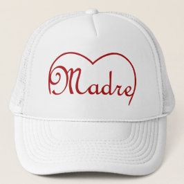 Madre Italy Moeder hart Rood Trucker Pet