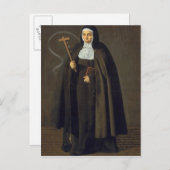 Madre Maria Jeronima de la Fuente, 1620 Briefkaart (Voorkant / Achterkant)