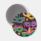"MADRI GRA MASK" MAGNET (Voorkant / Achterkant)