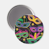 "MADRI GRA MASK" MAGNET (Voorkant / Achterkant)