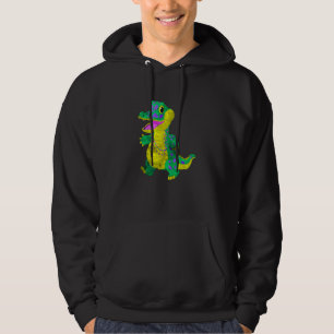 Madri Gras Alligator Carnaval Festival Kostuum Mat Hoodie