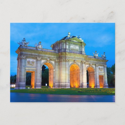 Madrid 001A Briefkaart (Voorkant)