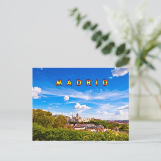 Madrid 02C Briefkaart (Staand voorkant)