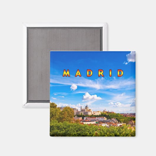 Madrid 02E Magneet (Voorkant / Achterkant)