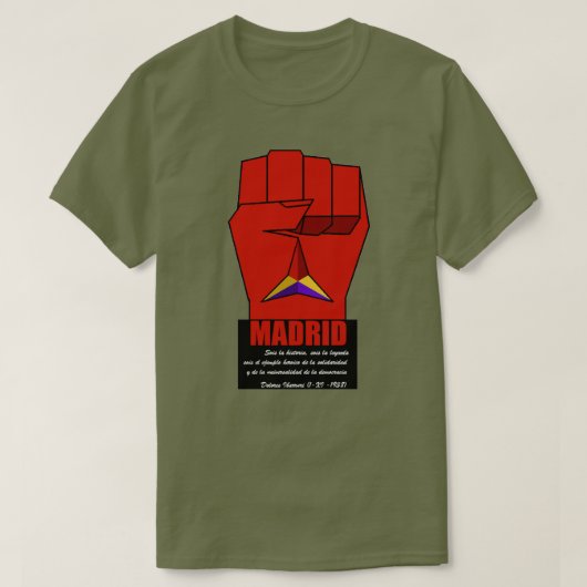 MADRID 1936 T-SHIRT (Design voorkant)