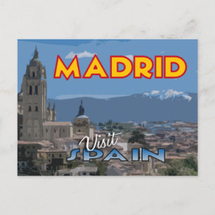 Madrid, Bezoek... Spanje, briefkaart
