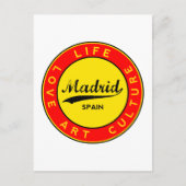 Madrid Briefkaart (Voorkant)
