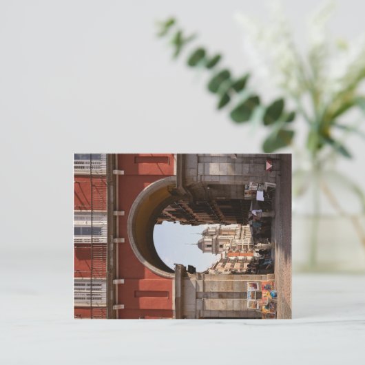Madrid Briefkaart Plaza burgemeester (Staand voorkant)