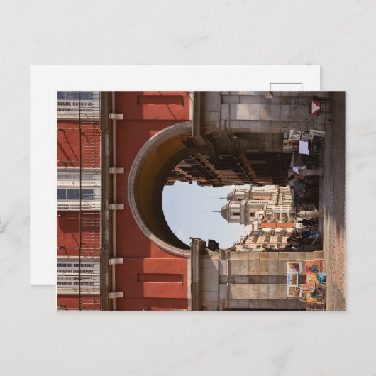 Madrid Briefkaart Plaza burgemeester (Voorkant / Achterkant)