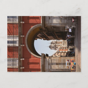 Madrid Briefkaart Plaza burgemeester