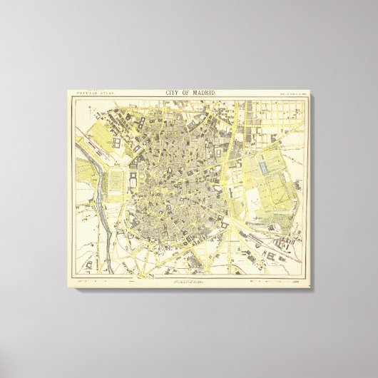 Madrid Canvas Afdruk (Voorkant)