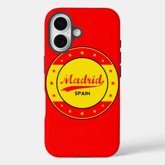 Madrid Case-Mate iPhone Case (Achterkant)