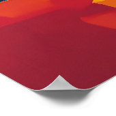 Madrid Cityscape Iconisch in Abstracte Fauvistisch Poster (Hoek)