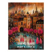 Madrid: Ciudad de Palacios Perfect Poster (Voorkant)