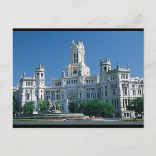 Madrid Communications Palace Briefkaart (Voorkant)