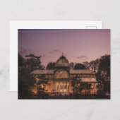 Madrid Crystal Palace Travel Briefkaart (Voorkant / Achterkant)