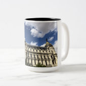 Madrid — Edificio Metrópolis Mug Tweekleurige Koffiemok (Voorkant rechts)