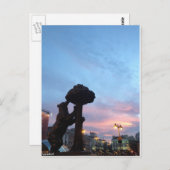 Madrid - El Oso y el Madroño Briefkaart (Voorkant / Achterkant)