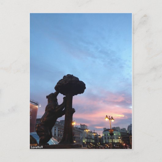 Madrid - El Oso y el Madroño Briefkaart (Voorkant)