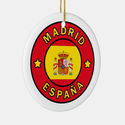 Madrid España Keramisch Ornament (Rechts)