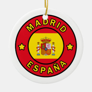 Madrid España Keramisch Ornament